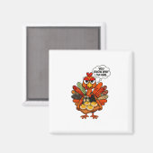 Hugvyn Deviled Eggs You Know Why Im Here Thanksgiv Magneet (Voorkant / Achterkant)