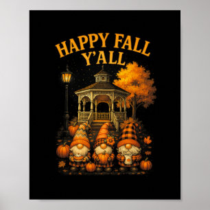 Hugvyn Fijne Herfst Allemaal Kabouter Pompoen Herf Poster