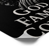 Hugvyn God Family Country Jesus Christian Faith Mi Poster (Hoek)