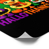 Hugvyn Halloween_ Happy Hallothanksmas Goose Fall  Poster (Hoek)