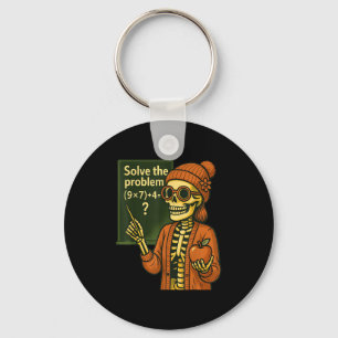 Hugvyn Halloween Skelet Zes Zeven 67 Meme Pemdas Sleutelhanger