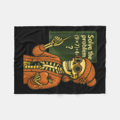 Hugvyn Halloween Skeleton Six Seven 67 Meme Pemdas Fleece Deken (Voorkant (Horizontaal))