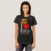 Hugvyn I Love Jesus I Heart Jesus Faith American C T-shirt (Voorkant volledig)