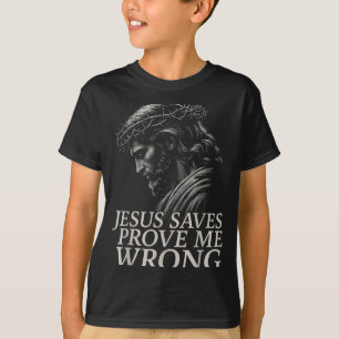 Hugvyn Jezus Redt, Bewijs Mee Ongelijk Christelijk T-shirt