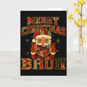 Hugvyn Kerstman Patchwork Vrolijk Chris Kaart (Gele Bloem)