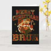 Hugvyn Kerstman Patchwork Vrolijk Chris Kaart (Gele Bloem)