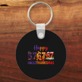 Hugvyn Six Seven Meme 67 Hallothanksmas Halloween Sleutelhanger (Voorkant)