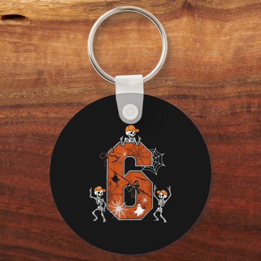 Hugvyn Six Seven Meme 6 7 Halloween Costume Dancin Sleutelhanger (Voorkant)