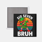 Hugvyn Zes Zeven 6 7 Meme Dabbing Elf Prettig Kers Magneet (Voorkant / Achterkant)