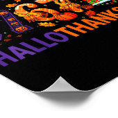 Hugvyn Zes Zeven Meme 67 Hallothanksmas Halloween  Poster (Hoek)