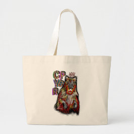 "HUH" CAPYBARA GROTE TOTE BAG