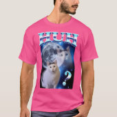Huh Cat Funny Dank Meme Moon T-shirt (Voorkant)