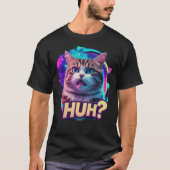 HUH? Cat Meme T-shirt (Voorkant)