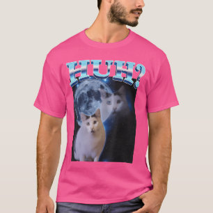 Huh Funny Dank Cat Meme Lelijke Cadeaus Goofy Ahh T-shirt