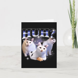 Huh Grappige Dank Cat Stud Vreemd Bootleg Specifie Kaart