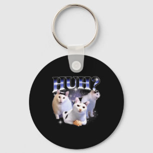 Huh Grappige Dank Cat Stud Vreemd Bootleg Specifie Sleutelhanger
