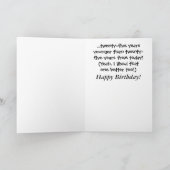 Huh! Hond Grappige Verjaardag Groet Kaart (Binnen)