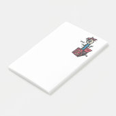 Huh? Jack-in-the-Box-Muzieknoten Post-it® Notes (Schuin)