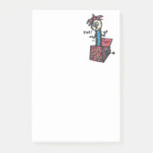 Huh? Jack-in-the-Box-Muzieknoten Post-it® Notes (Voorkant)