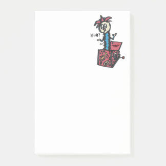 Huh? Jack-in-the-Box-Muzieknoten Post-it® Notes