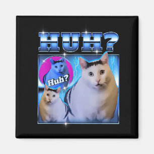 Huh Kat Grappige Kat Meme Rare Kat Bootleg Magneet