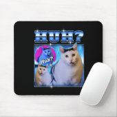 Huh Kat Grappige Kat Meme Rare Kat Bootleg Muismat (Met muis)