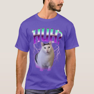 Huh kat meme grappige kat dierenliefhebber voor ma t-shirt