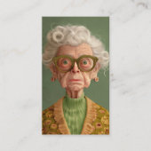 Huh? Oma Portret Visitekaartje (Voorkant)