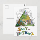 Hühnerhaus Briefkaart (Voorkant / Achterkant)