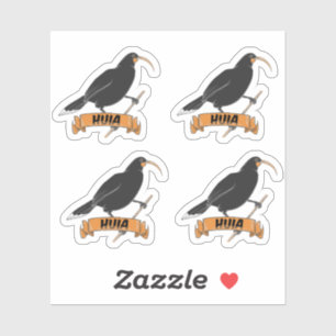 Huia New Zealand Bird Sticker