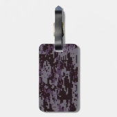 Huiant digitaal camouflage bagagelabel (Achterkant verticaal)