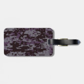 Huiant digitaal camouflage bagagelabel (Achterkant horizontaal)