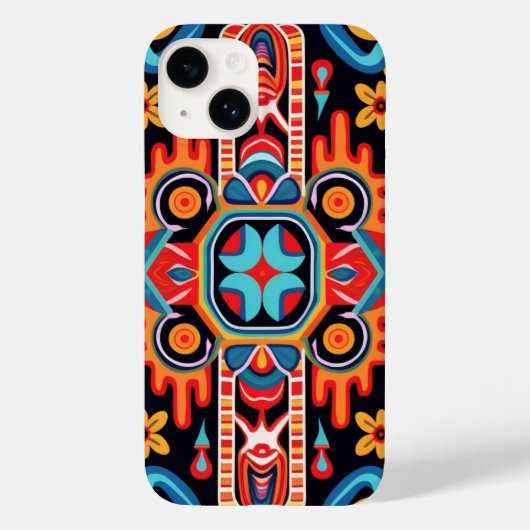 Huichol Art in Mexico Case-Mate iPhone Case (Achterkant)