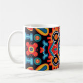 Huichol Art in Mexico Koffiemok (Links)