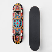 Huichol Art in Mexico Persoonlijk Skateboard (Voorkant)