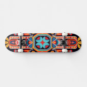 Huichol Art in Mexico Persoonlijk Skateboard (Horizontaal)