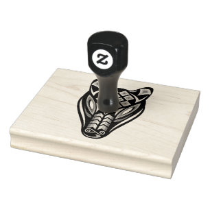 Huichol Beer Mask Rubberstempel