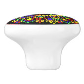 Huichol Ceramic Knob Keramische Knop (Zijkant)