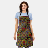 Huichol Mandala Apron Schort (Gedragen)