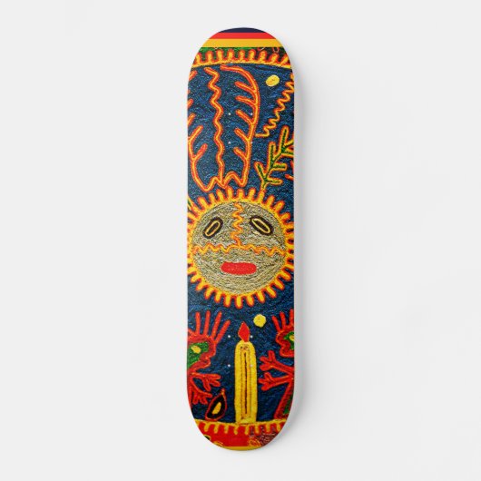 Huichol Spirit Skateboard (Voorkant)