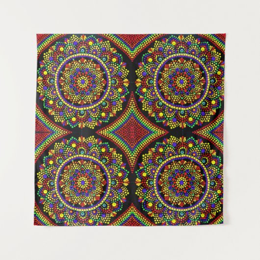 Huichol Tapestry Wandkleed (Voorkant)