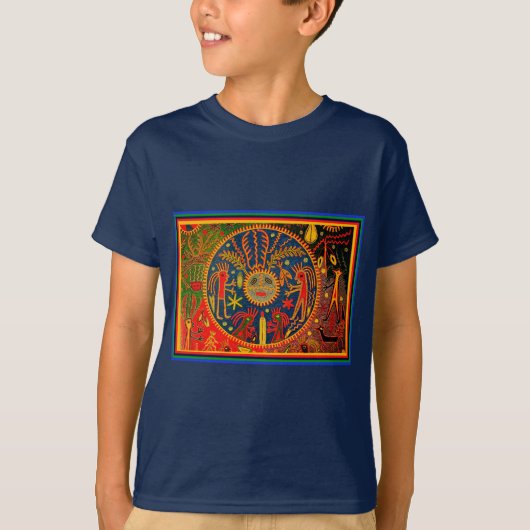 Huichol Vruchtbaarheidsritueel T-shirt (Voorkant)