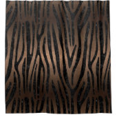 HUID4 ZWARTE MARBLE EN BRONZE METAL DOUCHEGORDIJN (Voorkant)