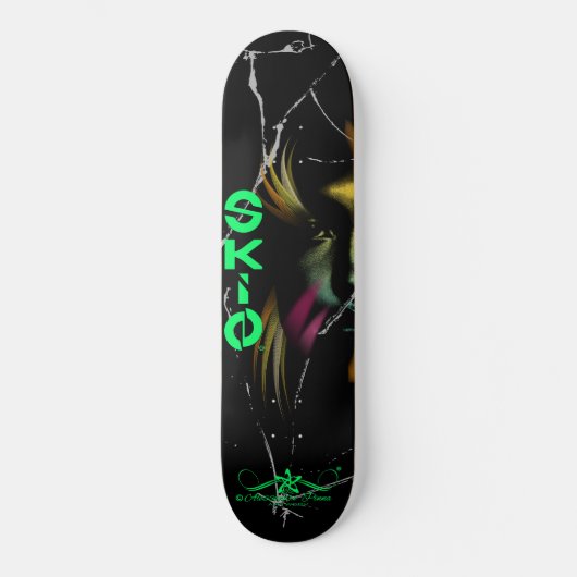 Huid 3/6 persoonlijk skateboard (Voorkant)