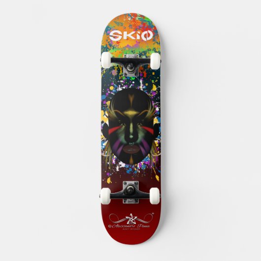 Huid 4/6 persoonlijk skateboard (Voorkant)