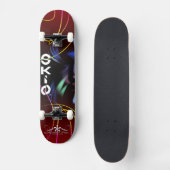 Huid 6/6 persoonlijk skateboard (Voorkant)