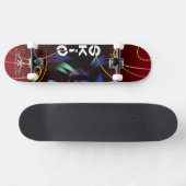 Huid 6/6 persoonlijk skateboard (Horizontaal)