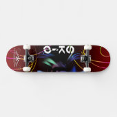 Huid 6/6 persoonlijk skateboard (Horizontaal)