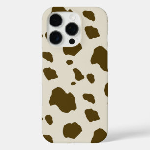 Huid-bruine spots voor koeien iPhone 16 pro hoesje