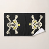 Huid- en beenderen handdoekset bad handdoek (Handdoek)